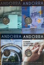 Andorra. 2 Euro 2015/2021 (4 munten)  (Zonder Minimumprijs)