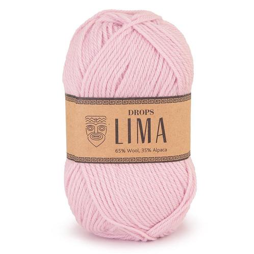DROPS Lima Uni Colour - 3145 poederroze - Wol Garen, Hobby en Vrije tijd, Breien en Haken, Ophalen of Verzenden