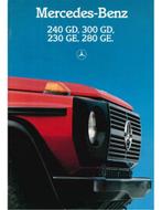 1986 MERCEDES BENZ G KLASSE BROCHURE DUITS, Boeken, Auto's | Folders en Tijdschriften, Nieuw, Author
