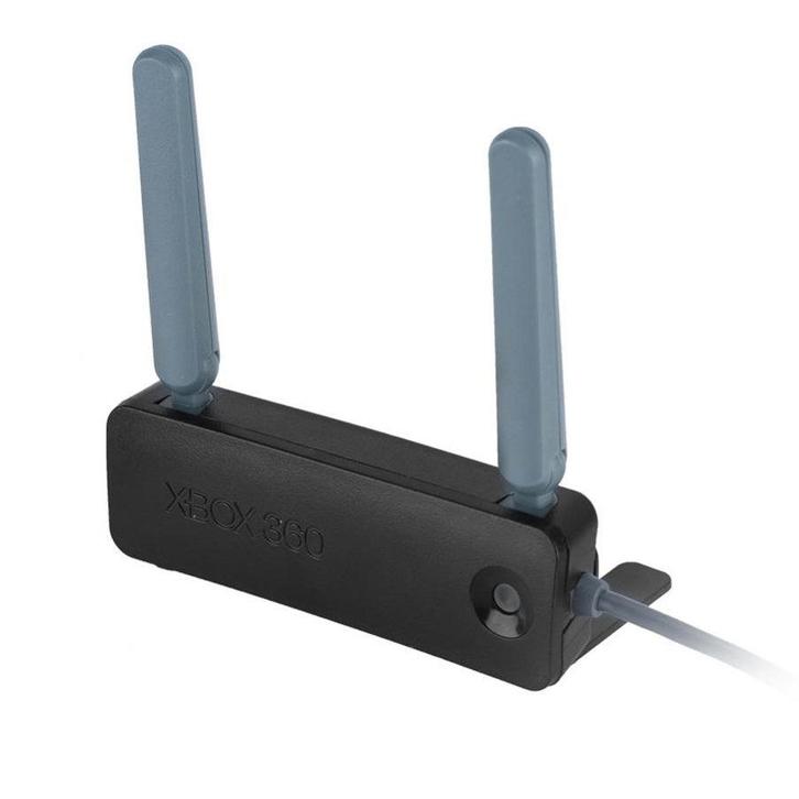 Microsoft Xbox 360 Wireless Netwerk WIFI Adapter - Zwart, Spelcomputers en Games, Spelcomputers | Xbox | Accessoires, Zo goed als nieuw