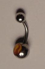 Navel piercing Flames, Sieraden, Tassen en Uiterlijk, Piercings, Verzenden, Nieuw