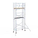 Rolsteiger Basic 90x250 7,2m werkhoogte tegen de gevel, Doe-het-zelf en Verbouw, Steigers, Verzenden, Nieuw, Rolsteiger of Kamersteiger