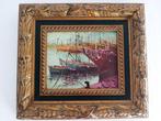 Antonio Segrelles (1946) - Barcos en el Puerto, Antiek en Kunst, Kunst | Schilderijen | Klassiek