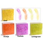Veren Veertjes Oranje grote DOOS 20 gram Veren, Hobby en Vrije tijd, Knutselen, Ophalen of Verzenden, Nieuw