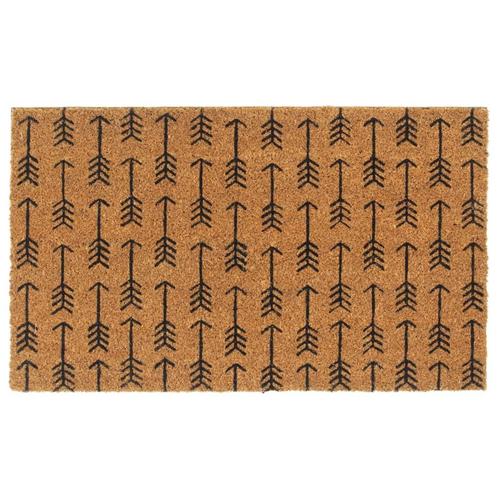 vidaXL Deurmat 45x75 cm getufte kokosvezel naturel, Tuin en Terras, Deurmatten, Nieuw, Verzenden