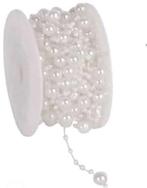 Parelketting Parelguirlande Wit 3+8 mm rol 10 meter, Ophalen of Verzenden, Nieuw