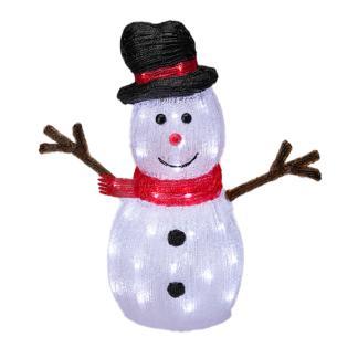 Kerstfiguur sneeuwpop | PerfectLED | 30 x 18 x 40 centimeter, Diversen, Kerst, Nieuw, Verzenden