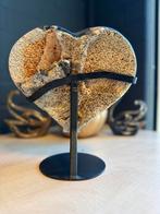 Agaat hart op stand (Aardende, stabiliserend werking), Ophalen of Verzenden, Mineraal