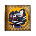 Glazed Earthenware - Karel Appel - Bord - Face - Keramiek -, Antiek en Kunst