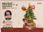 Robotime Christmas Melody Tree Kerst Muziekdoos Modelbouw..., Verzenden, Nieuw