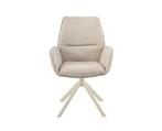 Eetkamerstoel London poot Venus draaibaar Beige - Be great, Huis en Inrichting, Stoelen, Ophalen of Verzenden, Nieuw