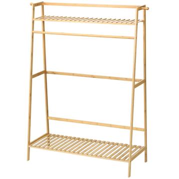 TRUUSK Kledingrek Garderobe Met 2 Planken, 2 Haken En 1 Kled beschikbaar voor biedingen