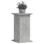 Plantenstandaard 33x33x60 cm bewerkt hout betongrijs, Tuin en Terras, Verzenden, Nieuw