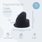 R-Go HE Break ergonomische muis, verticale muis met, Computers en Software, Muizen, Ophalen of Verzenden, Nieuw, R-Go Tools