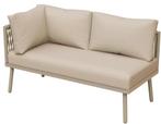 Tuinstoel met Armleuning, Gevlochten Rug & Kaki Kussen, Tuin en Terras, Verzenden, Nieuw