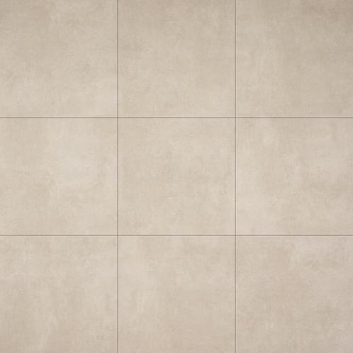 Vloertegel / wandtegel betonlook noach 100x100 ivoor, Doe-het-zelf en Verbouw, Tegels, Vloertegels, Nieuw, 10 m² of meer, Keramiek