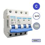 Gacia installatieautomaat 3P+N C16 10KA - PB8H-3NC16, Doe-het-zelf en Verbouw, Elektra en Kabels, Ophalen of Verzenden, Nieuw