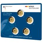 Duitsland 2 Euro Set Karel de Grote 2023 BU, Verzenden