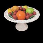Tafelservies - Tafelstuk - Barbotine - Fruitmand - Glazuurde, Antiek en Kunst, Antiek | Glas en Kristal