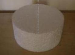 Oasis® Styropor Piepschuim Isimo cake dummy taart 15×7 cm, Hobby en Vrije tijd, Knutselen, Nieuw, Ophalen of Verzenden