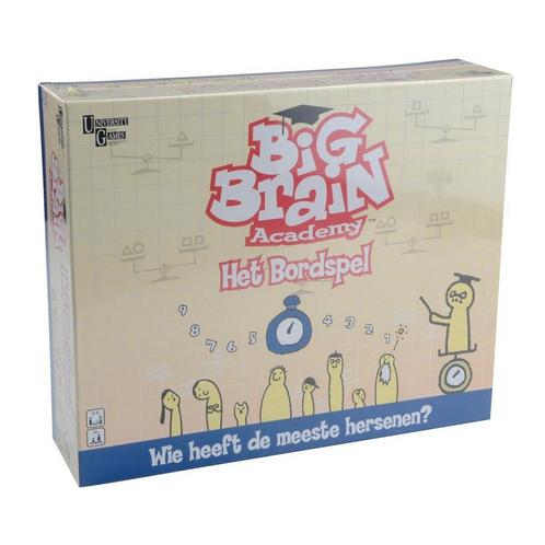 University Games Big Brain Academy Het Bordspel (Nieuw), Hobby en Vrije tijd, Gezelschapsspellen | Bordspellen, Nieuw, Verzenden