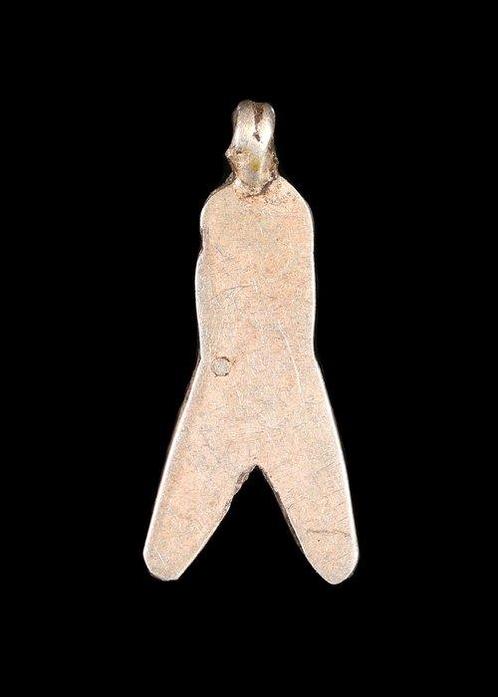 Oude Egypte, Nieuwe rijk Zilver Vliegen Amulet (Zonder, Antiek en Kunst, Antiek | Overige Antiek