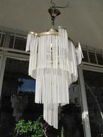 Kroonluchter - geglazuurde pijpglas - Antieke kristallen, Antiek en Kunst, Antiek | Lampen