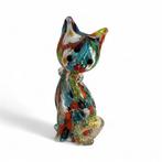 sculptuur, Sculture in vetro di Murano con murrine - 11 cm -