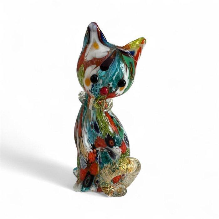 sculptuur, Sculture in vetro di Murano con murrine - 11 cm -, Antiek en Kunst, Antiek | Glas en Kristal