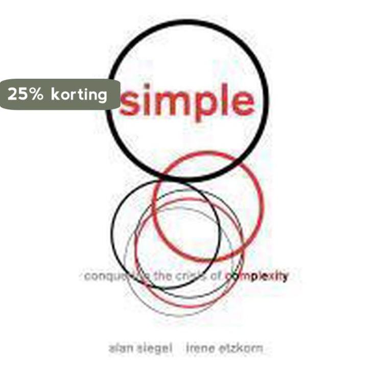 Simple 9781847940940 Alan Siegel, Boeken, Taal | Engels, Gelezen, Verzenden