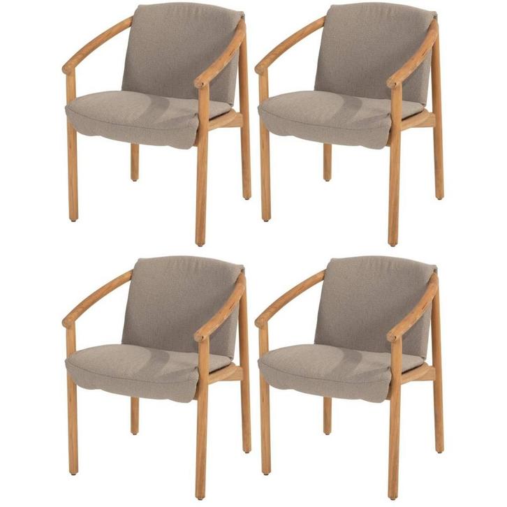 4 Seasons Outdoor Tess dining tuinstoel teak 4 Seasons, Tuin en Terras, Tuinsets en Loungesets, Nieuw, Teakhout, Ophalen of Verzenden