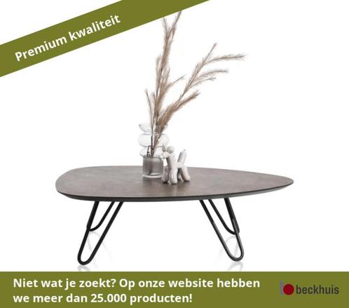 XOOON Masura salontafel HPL/metaal - Roest, Huis en Inrichting, Tafels | Salontafels, Nieuw, Overige materialen, Ophalen of Verzenden