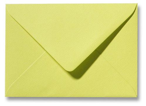 Envelop 9 x 14 cm Fiore Limoen, Hobby en Vrije tijd, Kaarten | Zelf maken, Verzenden