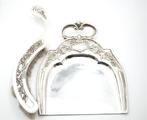 Figuur - Crump shovel and brush - .833 zilver, Antiek en Kunst, Antiek | Goud en Zilver