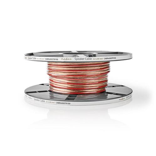 Luidsprekerkabel 2x 4 mm2 koperkern 15 m Speakerkabel, Audio, Tv en Foto, Audiokabels en Televisiekabels, Luidsprekerkabel, Nieuw