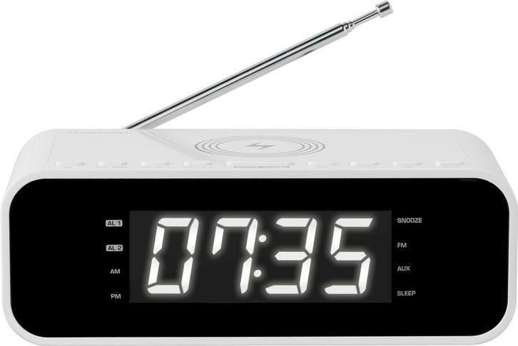 Thomson CR221I - Wekkerradio - Dubbel alarm - Inductie, Witgoed en Apparatuur, Wekkers, Verzenden
