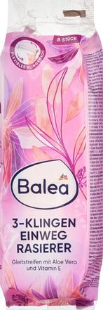 BaleaWegwerpscheermesjes 3-mesjes, 8 stuks, Verzenden, Nieuw