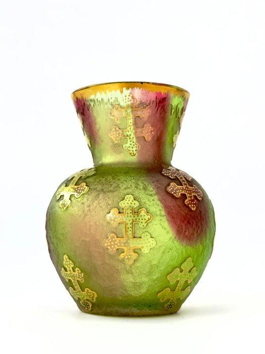 Daum - Vaas - Glas - Zeldzaam Daum Nancy 19e eeuw., Antiek en Kunst, Antiek | Glas en Kristal