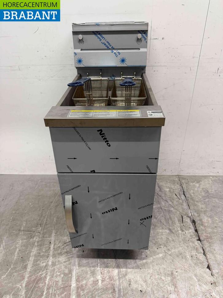 RVS Friteuse frituur 21 liter GAS Horeca, Zakelijke goederen, Horeca | Keukenapparatuur, Nieuw zonder verpakking, Ophalen of Verzenden