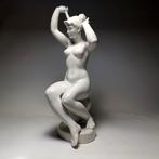 Drasche - Miklos Veress - sculptuur, Art Deco Nude Lady -