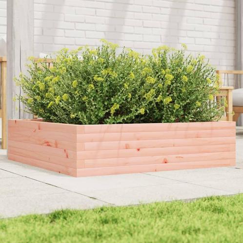 vidaXL Plantenbak 90x90x23 cm massief douglashout, Tuin en Terras, Bloembakken en Plantenbakken, Nieuw, Hout, Verzenden