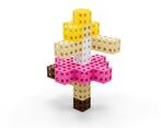 Meli - 50811 - Cube Pink 100 (kinder bouwsets), Kinderen en Baby's, Speelgoed | Bouwstenen, Verzenden, Nieuw