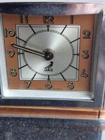 Wekker - JAZ - Art Deco chroom, messing, glas - 1930-1940, Antiek en Kunst, Kunst | Designobjecten