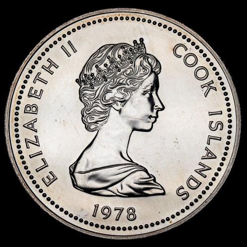 Cookeilanden. 10 Dollars 1978 - Coronation Jubilee (Zonder, Postzegels en Munten, Munten | Europa | Niet-Euromunten
