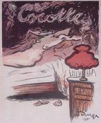 Vrouw op bed - Litho Kees van Dongen (lijst optie, lithos), Verzenden