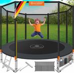 Trampoline - Met veiligheidsnet - 366 cm - Tot 150 kg - Antr, Verzenden, Zo goed als nieuw