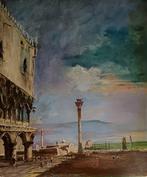 Italiaanse school (XX) - Piazzetta San Marco - Venezia, Antiek en Kunst