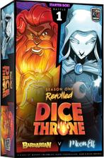Dice Throne S1 ReRolled - Barbarian vs Moon Elf | Roxley, Hobby en Vrije tijd, Gezelschapsspellen | Bordspellen, Verzenden, Nieuw