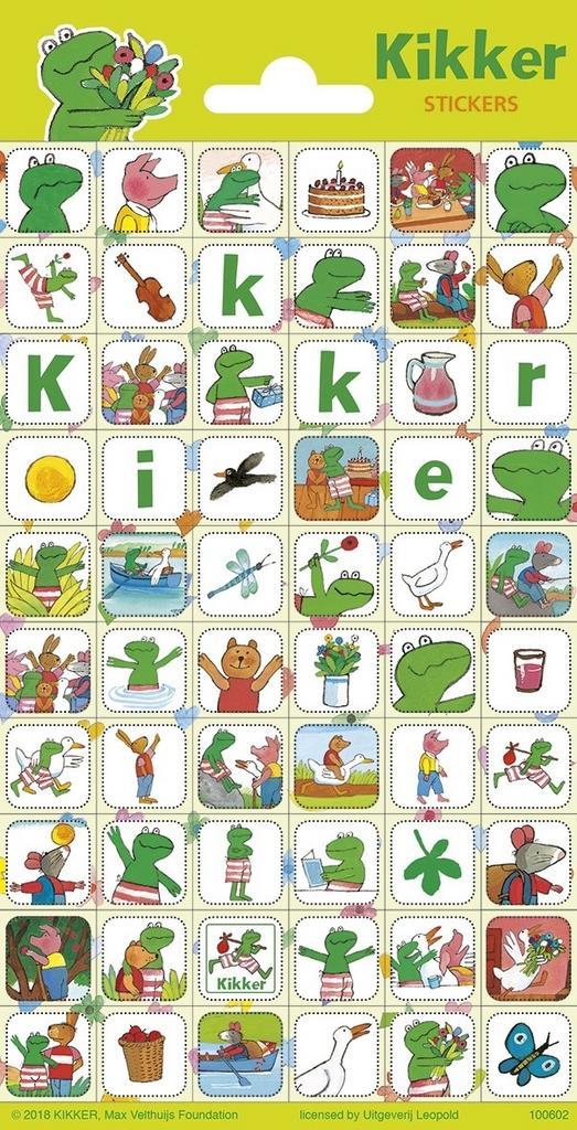 Kikker En Vriendjes Stickers Klein, Hobby en Vrije tijd, Feestartikelen, Nieuw, Verzenden