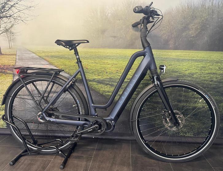 Gazelle Chamonix C5 e-bike – onderhoudsarme riemaandrijving, Fietsen en Brommers, Elektrische fietsen, 50 km per accu of meer
